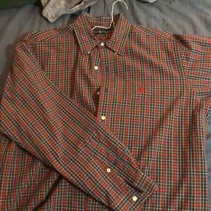 Polo Ralph Lauren men’s LS plaid shirt medium